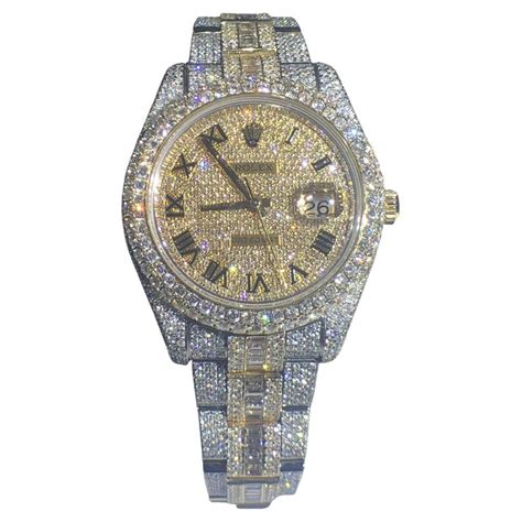 iced out rolex replicas|rolex datejust 41 iced out.